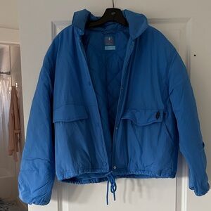 Free People Movement Off the Belchers Coach Blue Jacket